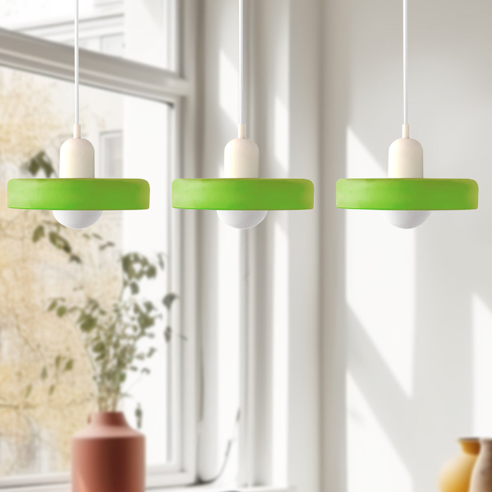 Urzekająca nastrojowa kolorowa 3-punktowa szklana lampa wisząca do wnętrz domowych