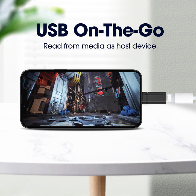 Uniwersalny adapter USB-C OTG z obsługą USB 3.0 i iOS