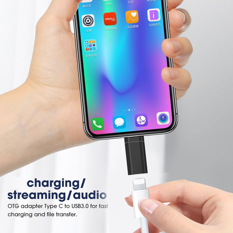 Uniwersalny adapter USB-C OTG z obsługą USB 3.0 i iOS
