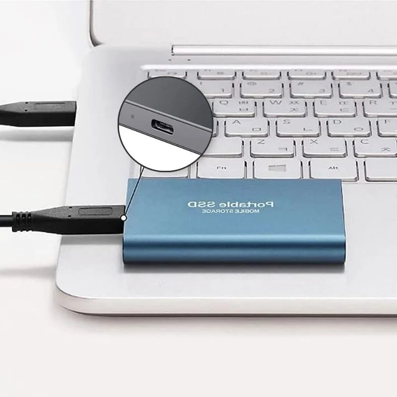 Kompaktowy Wydajny Zewnętrzny Dysk SSD Szybki Transfer Danych