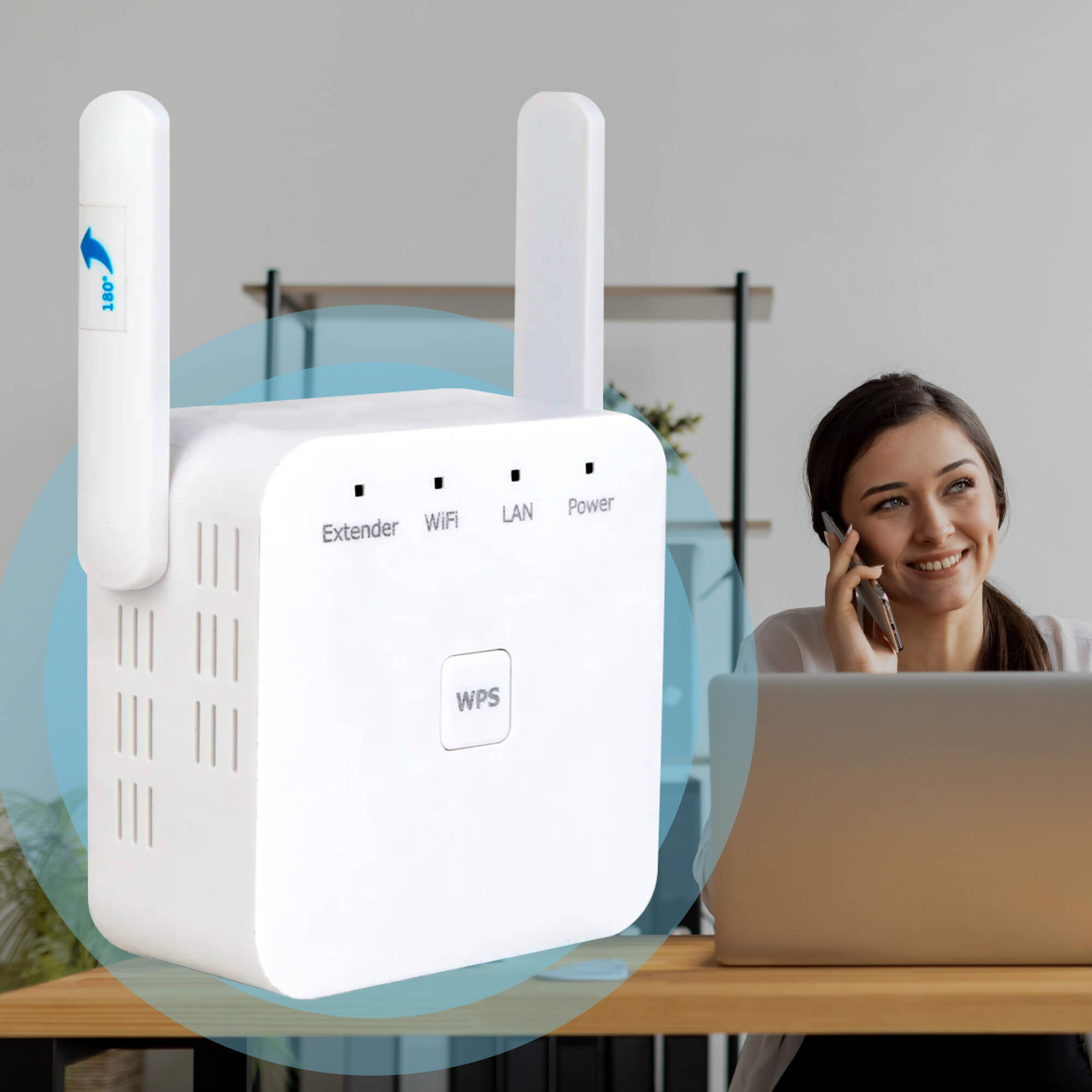 Mocny UltraXtend 5G Wzmacniacz WiFi