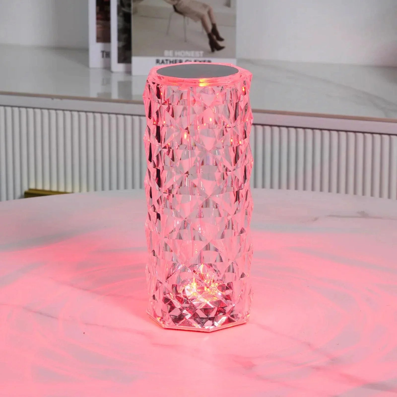 Nowoczesna lampa kryształowa z funkcją one touch
