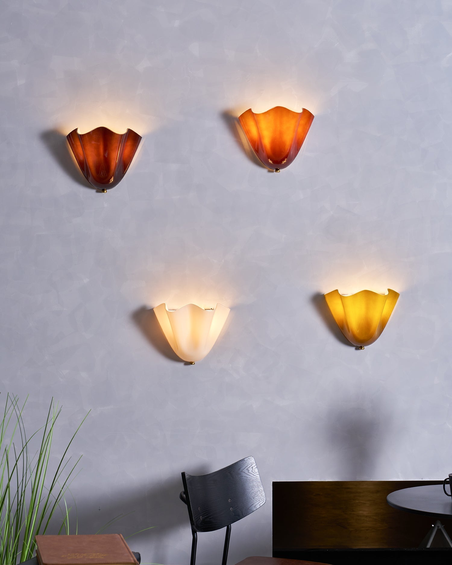 Współczesna płatkowego LED lampa ścienna