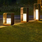 Kwadratowa lampa LED w stylu miejskim do nowoczesnych ogrodów
