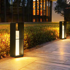 Kwadratowa lampa LED w stylu miejskim do nowoczesnych ogrodów