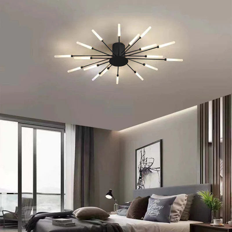 Lampa sufitowa LED minimalistyczny styl industrialny do wnętrz
