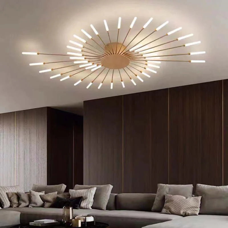 Lampa sufitowa LED minimalistyczny styl industrialny do wnętrz