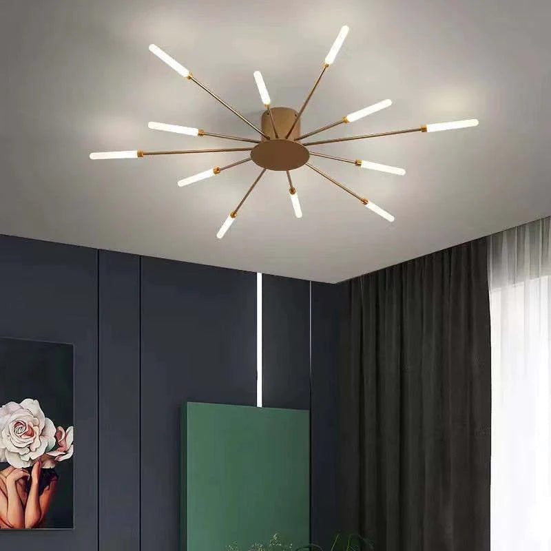 Lampa sufitowa LED minimalistyczny styl industrialny do wnętrz