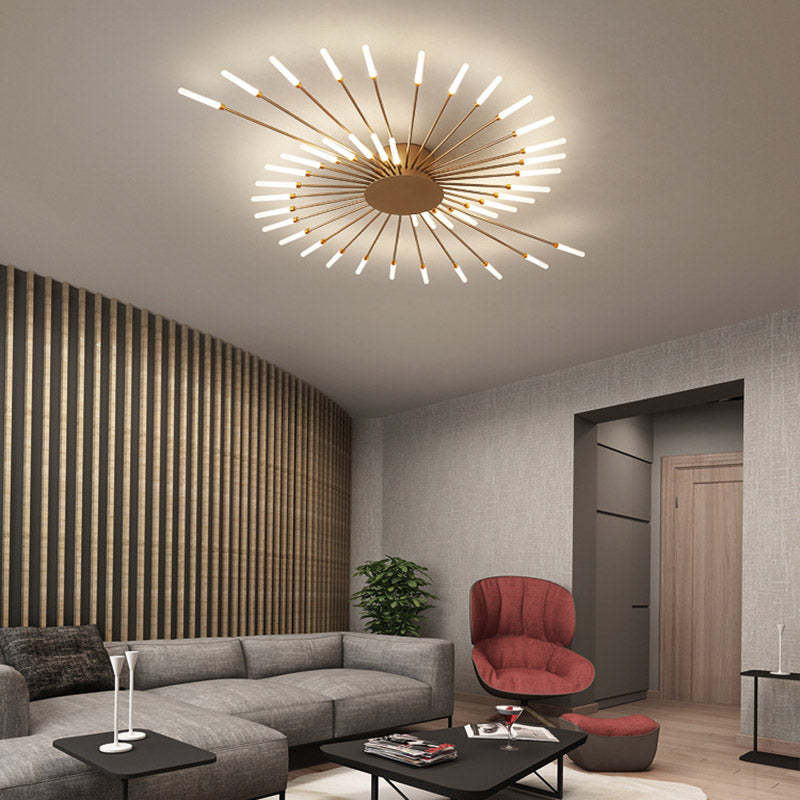 Lampa sufitowa LED minimalistyczny styl industrialny do wnętrz