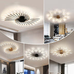 Minimalistyczna industrialna lampa sufitowa LED do nowoczesnych pokoi