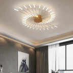 Minimalistyczna industrialna lampa sufitowa LED do nowoczesnych pokoi