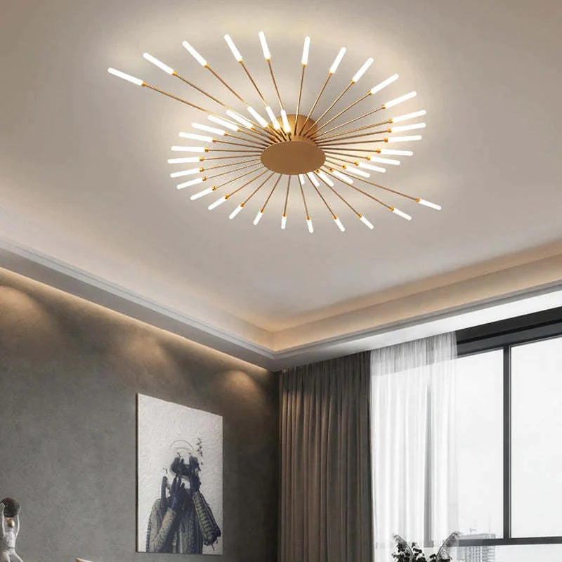 Lampa sufitowa LED minimalistyczny styl industrialny do wnętrz
