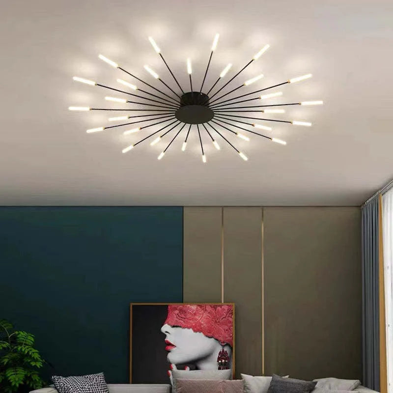 Lampa sufitowa LED minimalistyczny styl industrialny do wnętrz