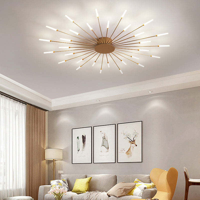 Minimalistyczna industrialna lampa sufitowa LED do nowoczesnych pokoi