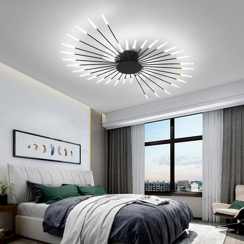 Minimalistyczna industrialna lampa sufitowa LED do nowoczesnych pokoi