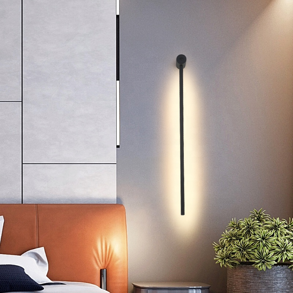 Elegancka liniowa lampa ścienna LED do nowoczesnych wnętrz