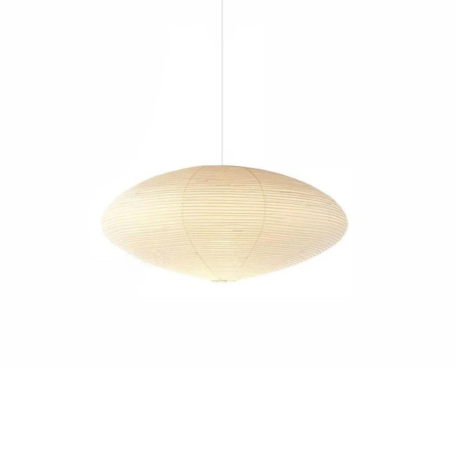 Stylowa Designerska Biała Designerska lampa wisząca Japandi do salonu i jadalni