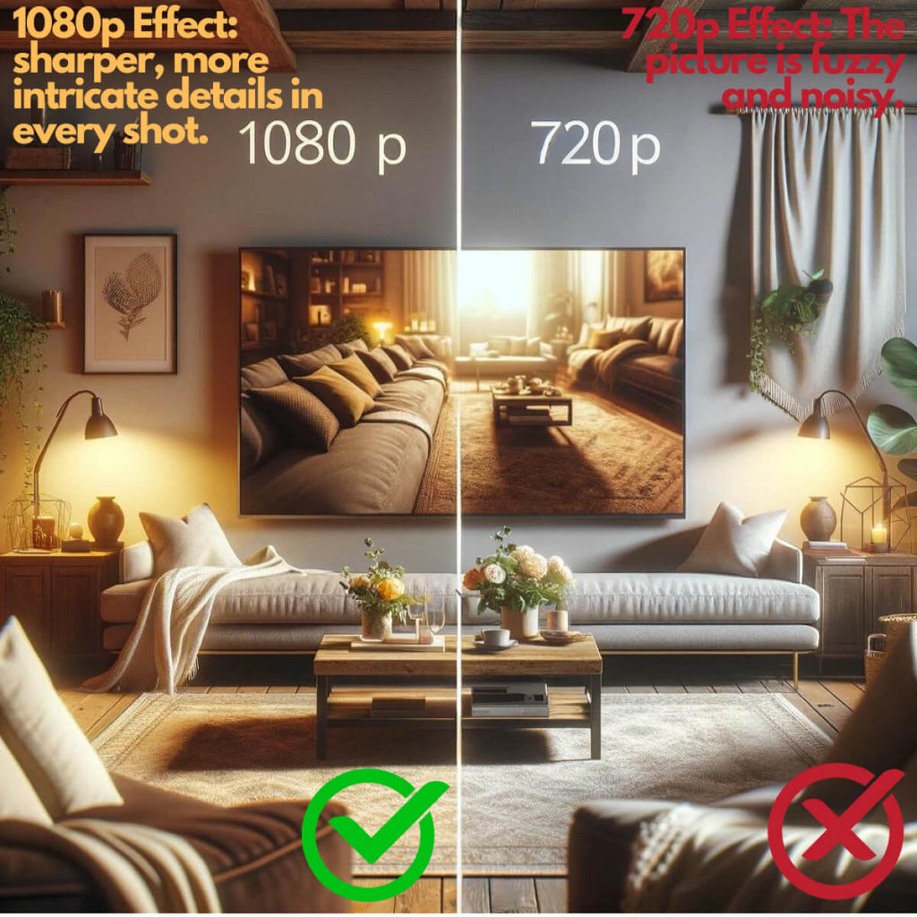 Kompaktowa szerokokątna kamera WiFi HD z funkcją noktowizora