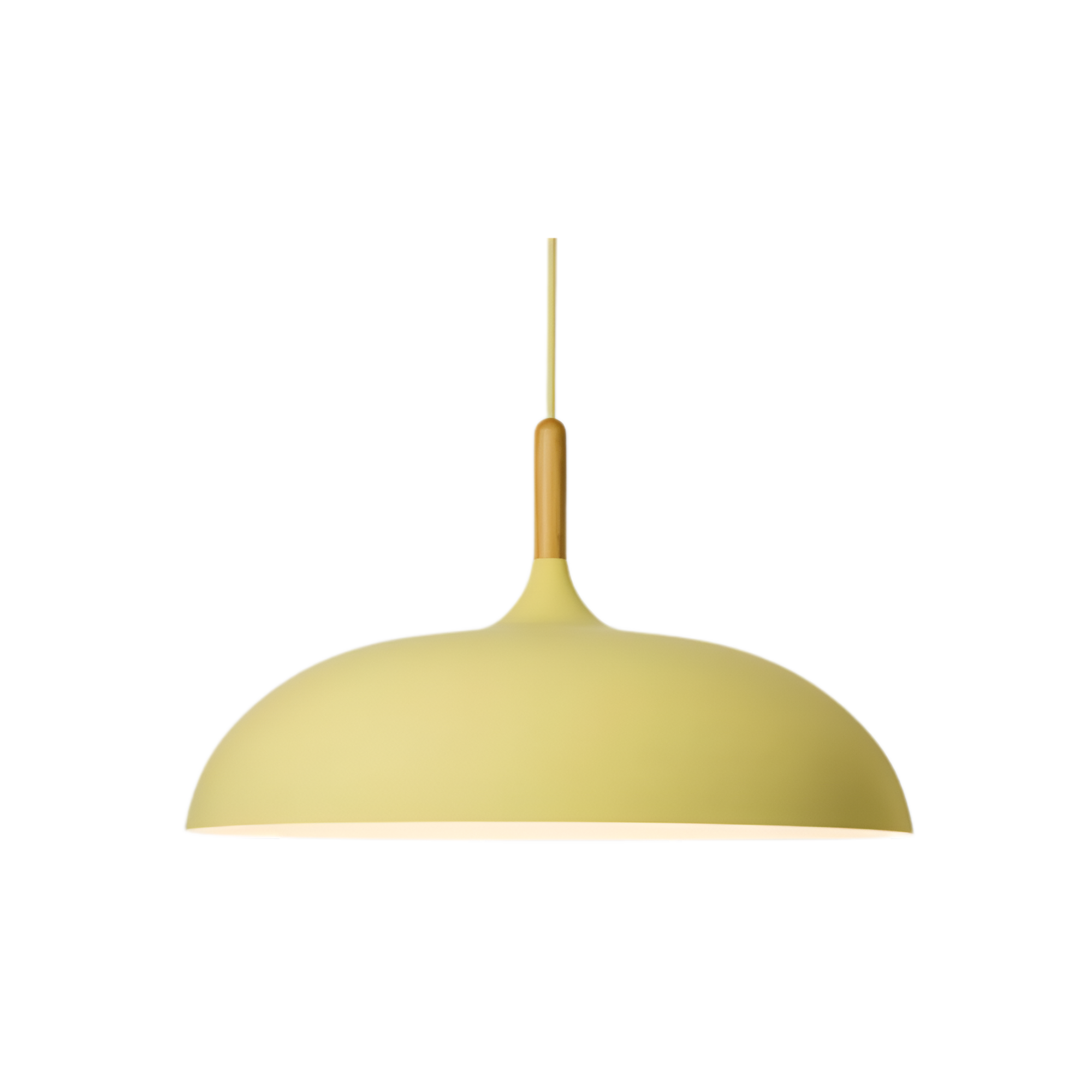 Skandynawska drewniana lampa wisząca ciepłe oświetlenie