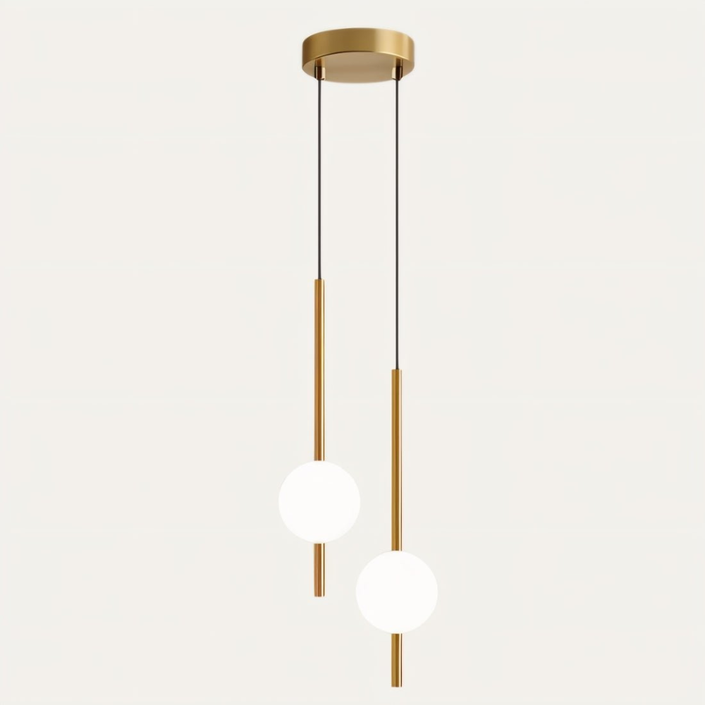 Elegancka skandynawska lampa sufitowa