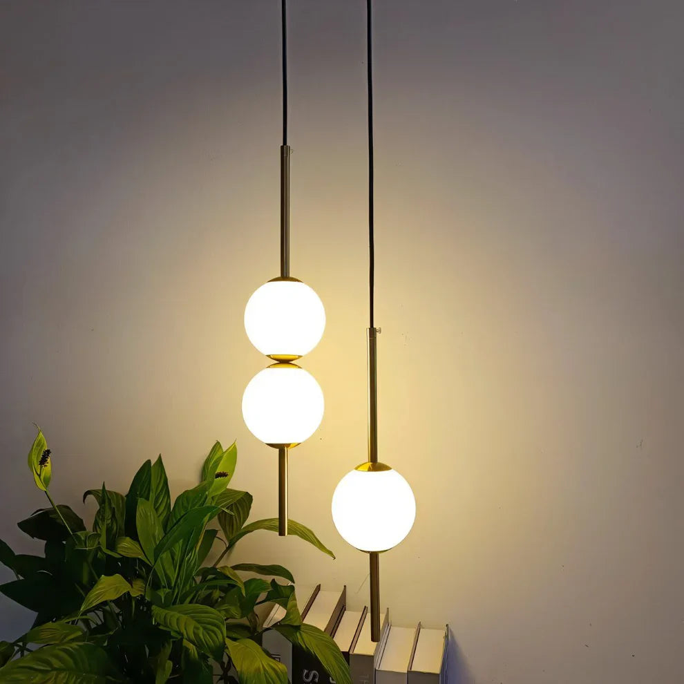 Nowoczesna nordycka okrągła lampa wisząca LED sufitowa