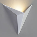 Artystyczna smukła trigon lampa ścienna