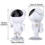 Efektowny Projektor Galaktyczny Astronaut – 8 Kolorów Nebuli