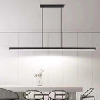 Smukła designerska nowoczesna lampa wisząca LED liniowa – Funkcjonalne oświetlenie liniowe