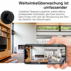 Inteligentna mini kamera WLAN z trybem nocnym