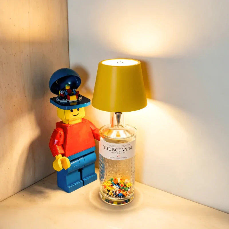 Lampki do butelek ładowane Regulowane zmienne światło