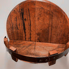 Półka ścienna Bourbon Barrel – Rustykalny akcent do domowego barku