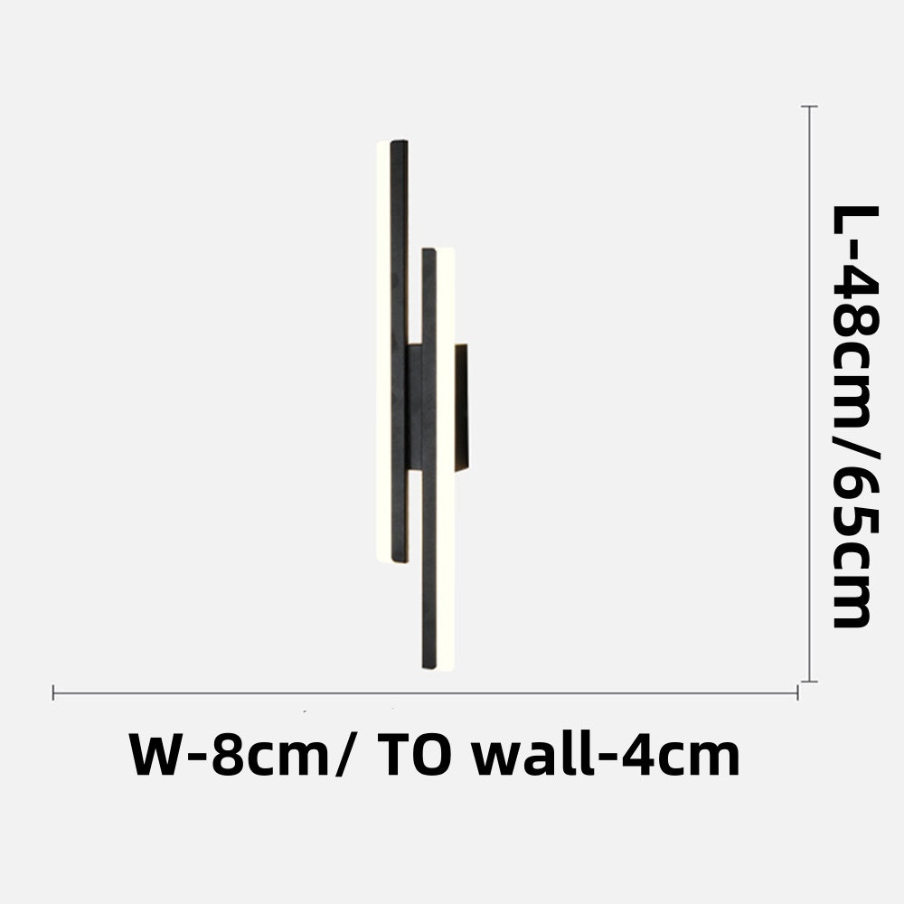 Wyrafinowana Smukła Lampa Ścienna LED