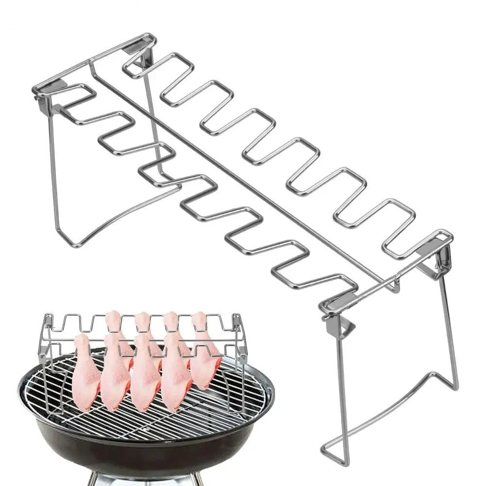 Praktyczny stojak gotowania kurzych pałek BBQ