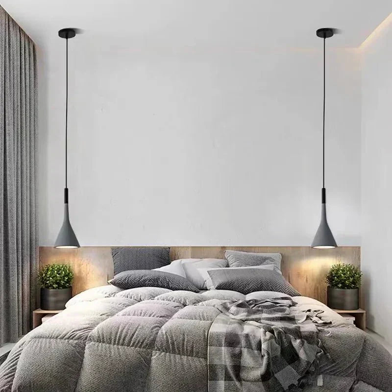 Regulowana lampa sufitowa wisząca Nordycka minimalistyczna lampa