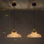 Nowoczesna szklana lampa wisząca do pomieszczeń mieszkalnych