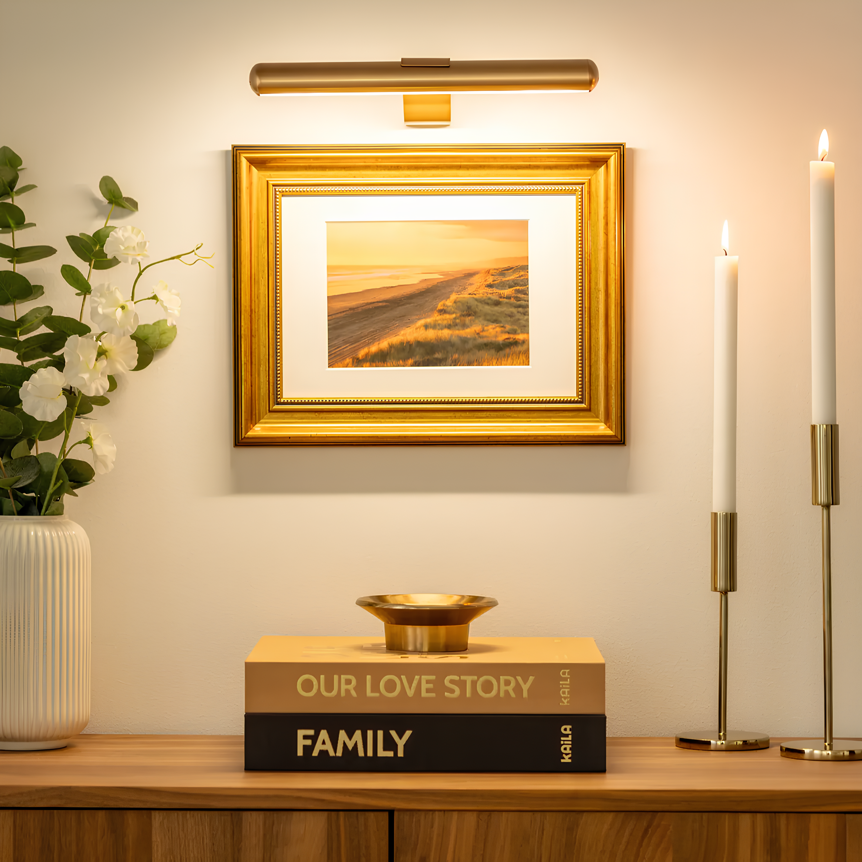 Regulowana Bezprzewodowa Lampa Ścienna LED Obrazów