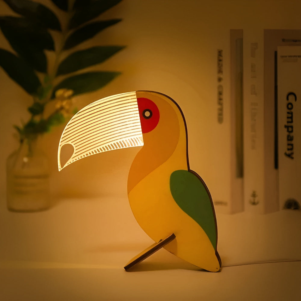 Fantazyjna Lampa Stołowa Dotykowa Zwierzęca
