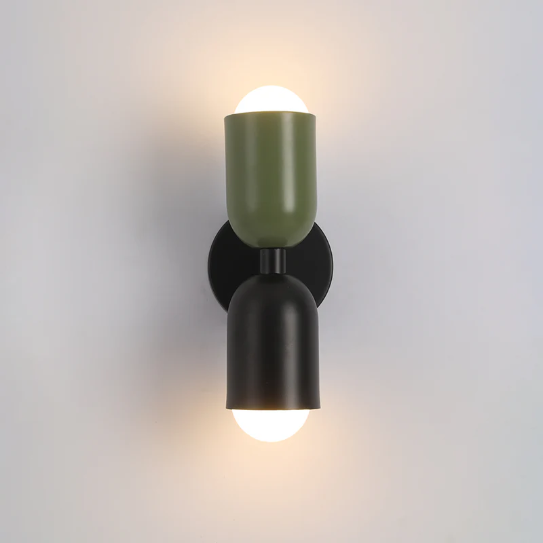 Modna dynamiczna dwustronna lampa ścienna LED