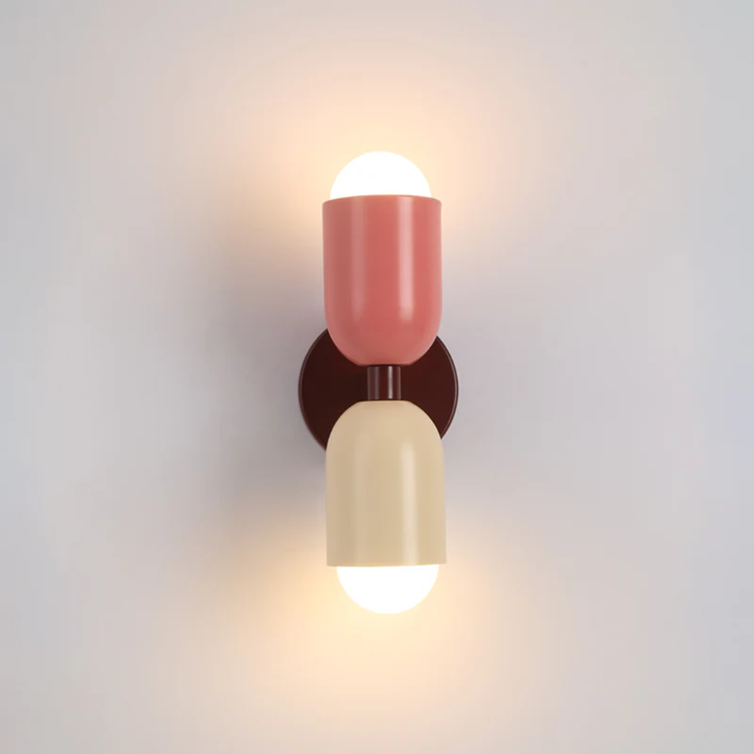 Modna dynamiczna dwustronna lampa ścienna LED