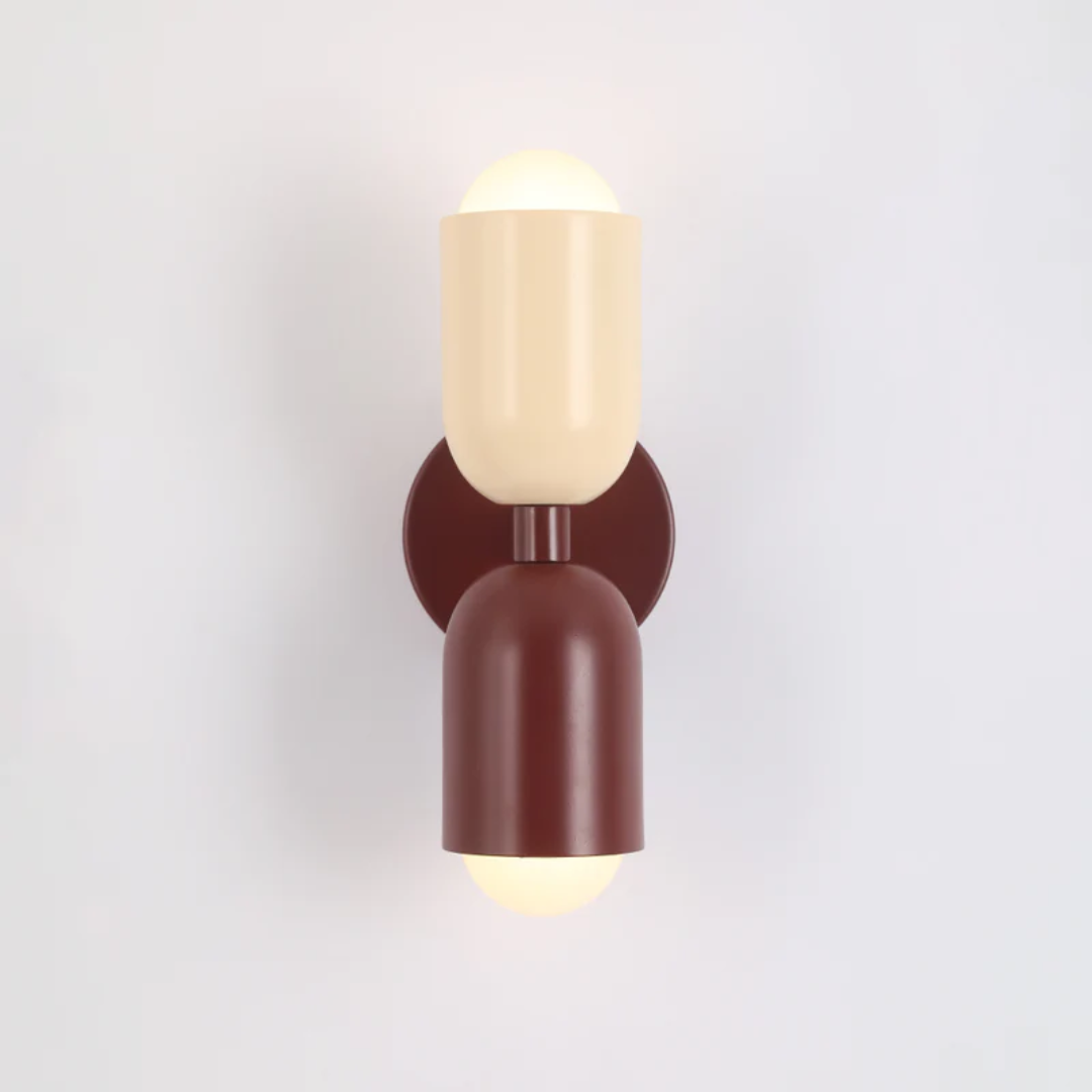 Modna dynamiczna dwustronna lampa ścienna LED