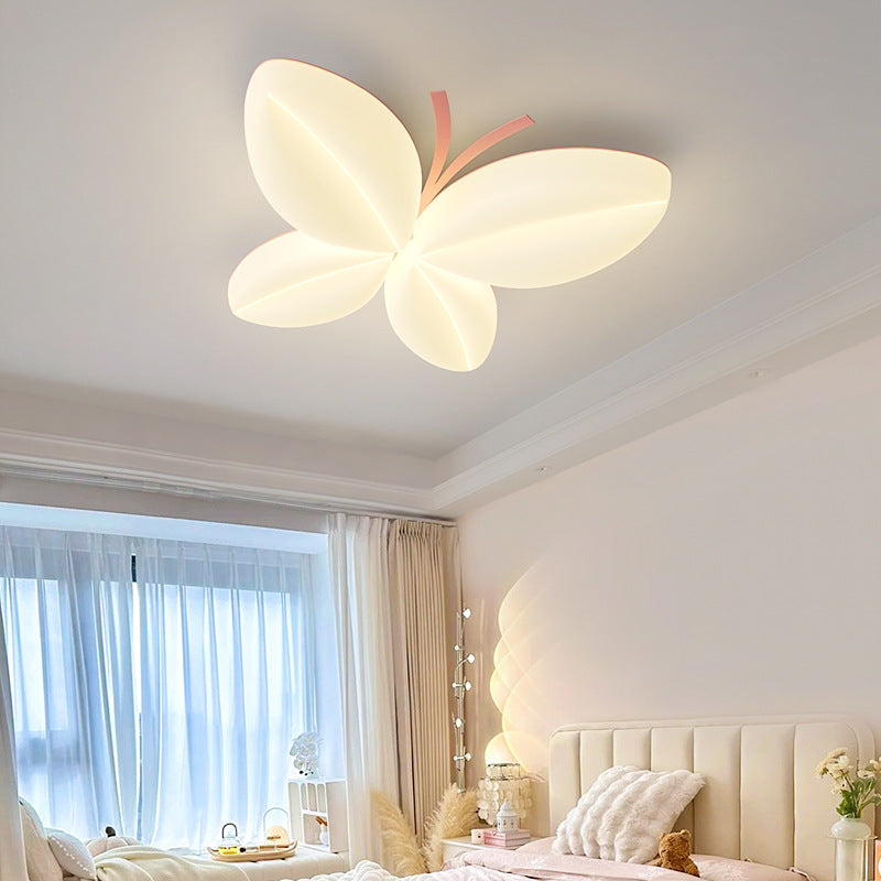 Lampa Sufitowa LED w Kształcie Motyla Stylowe Oświetlenie do Sypialni i Salonu