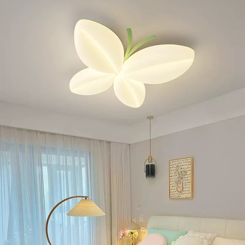Lampa Sufitowa LED w Kształcie Motyla Stylowe Oświetlenie do Sypialni i Salonu