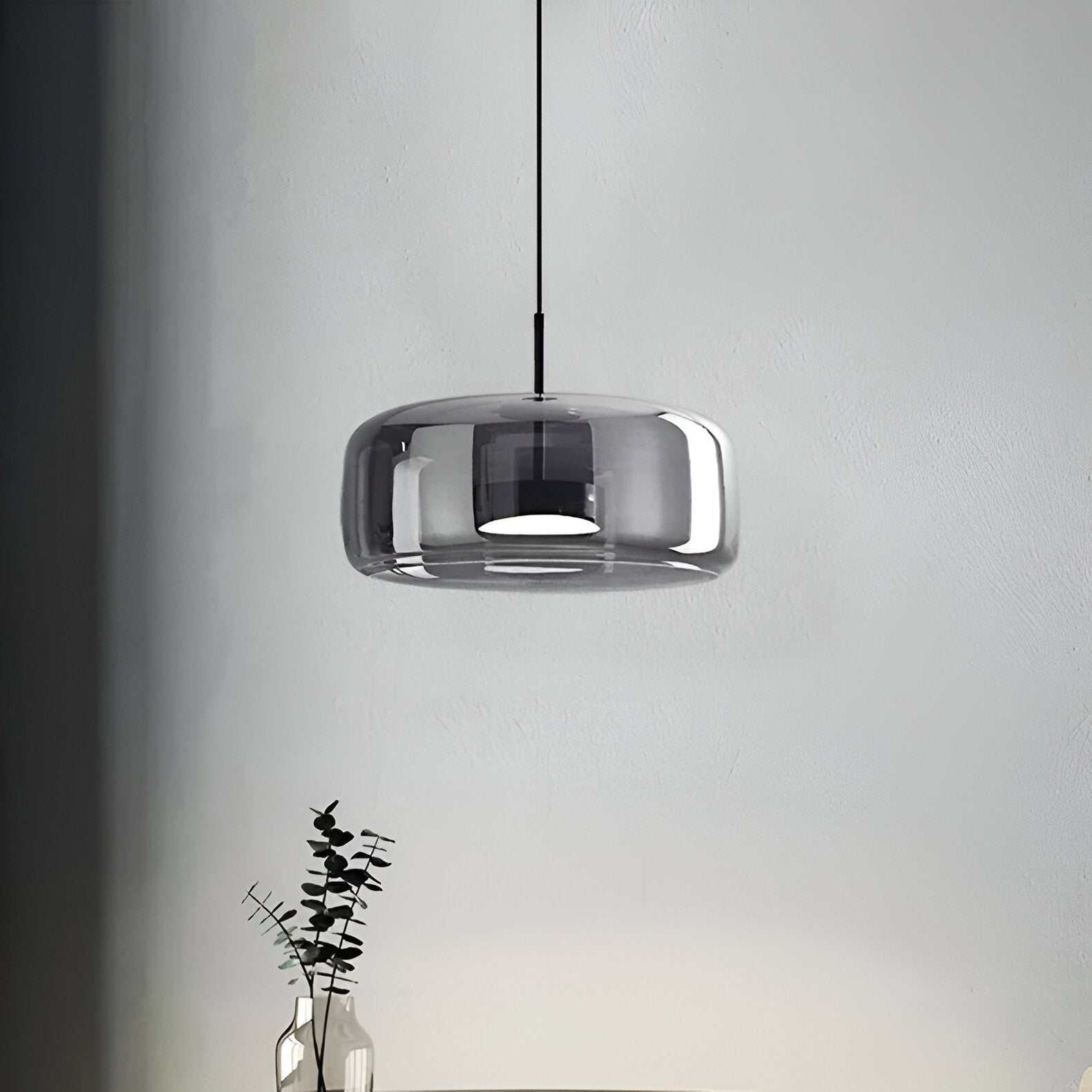Lampa sufitowa wisząca LED retro z połowy wieku model