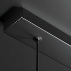 Stylowa lampa wisząca LED w stylu retro z połowy wieku