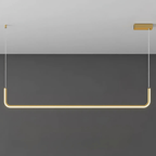Nowoczesna wisząca lampa LED do wnętrz domowych