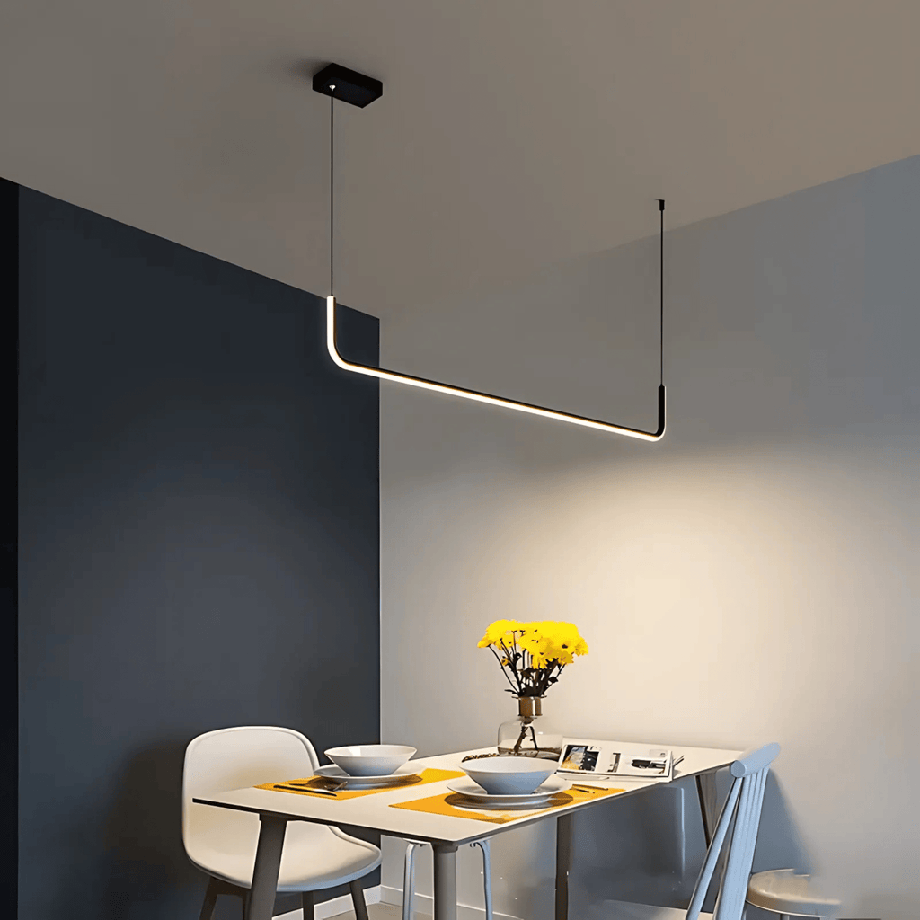Nowoczesna wisząca lampa LED do wnętrz domowych