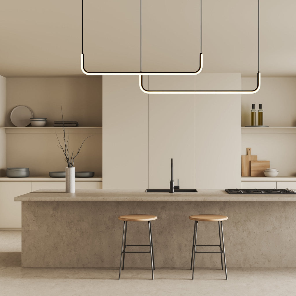Nowoczesna wisząca lampa LED do wnętrz domowych
