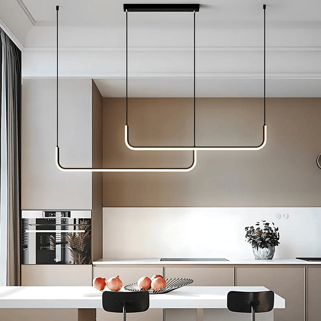 Nowoczesna wisząca lampa LED do wnętrz domowych