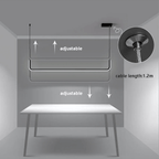 Nowoczesna wisząca lampa LED do wnętrz domowych