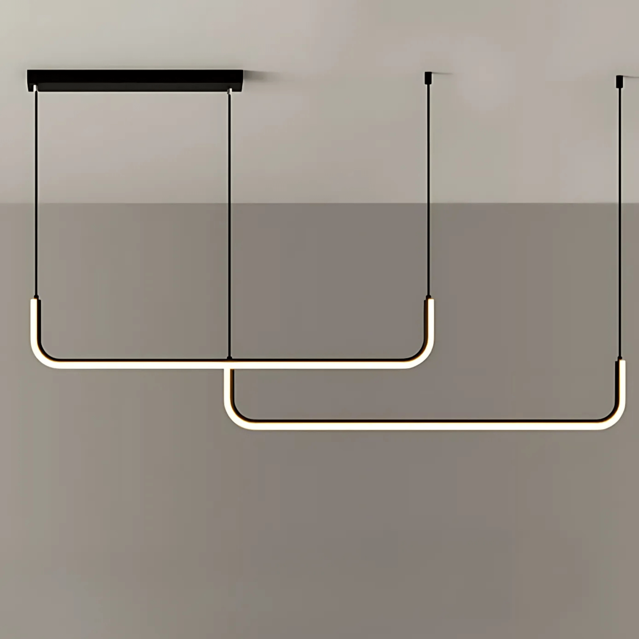 Nowoczesna wisząca lampa LED do wnętrz domowych
